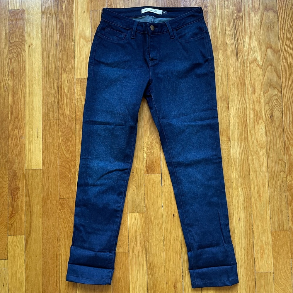 Women’s Christopher Blue Dark Blue Jeans Size 2 Skinny Cotton Blend